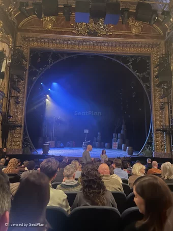 Theatre Royal Haymarket Stalls O12 view from seat photo
