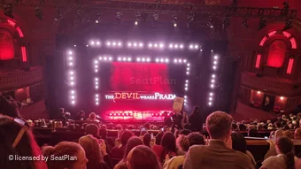 Dominion Theatre Circle P28 view from seat photo