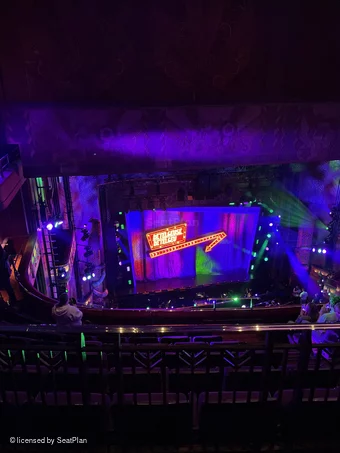 Prince Edward Theatre Grand Circle H29 view from seat photo