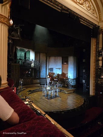Lyric Theatre Dress Circle BoxD1 view from seat photo