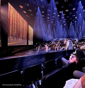 ABBA Arena Block A C3 view from seat photo