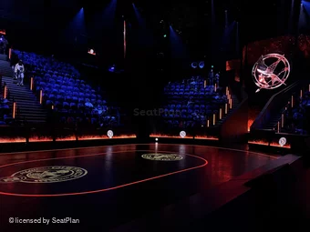 Troubadour Canary Wharf Theatre District 6 A73 view from seat photo