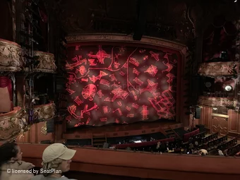 Lyceum Theatre Royal Circle C41 view from seat photo