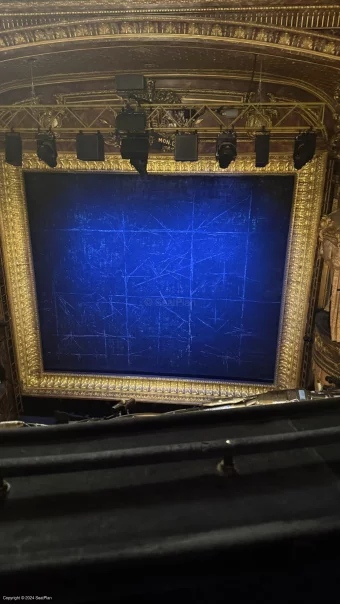 Theatre Royal Haymarket Upper Circle A16 view from seat photo