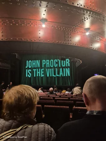 Royal Court Theatre Stalls L7 view from seat photo