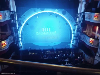 Theatre Royal Brighton Second Circle A14 view from seat photo