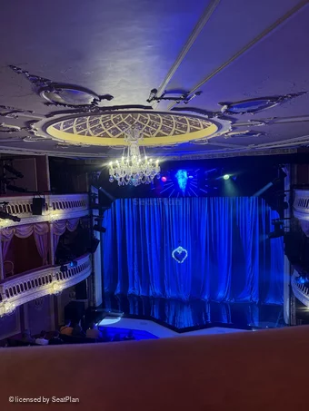 Criterion Theatre Upper Circle A15 view from seat photo