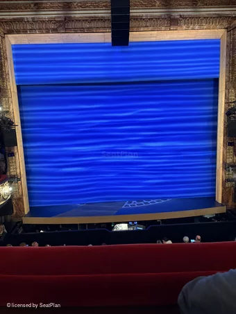 Novello Theatre Dress Circle B14 view from seat photo