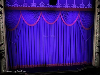 Lyceum Theatre Mezzanine C110 view from seat photo