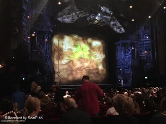 Apollo Victoria Theatre Stalls T45 view from seat photo