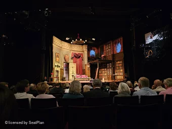 Duchess Theatre Stalls K17 view from seat photo