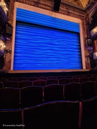 Novello Theatre Stalls G18 view from seat photo