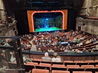 Alexandra Palace Theatre Circle E23 view from seat photo
