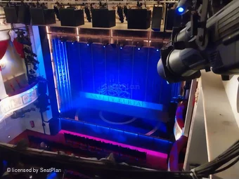 Vaudeville Theatre Upper Circle A16 view from seat photo