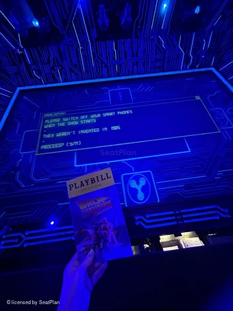 Winter Garden Theatre Orchestra A108 view from seat photo