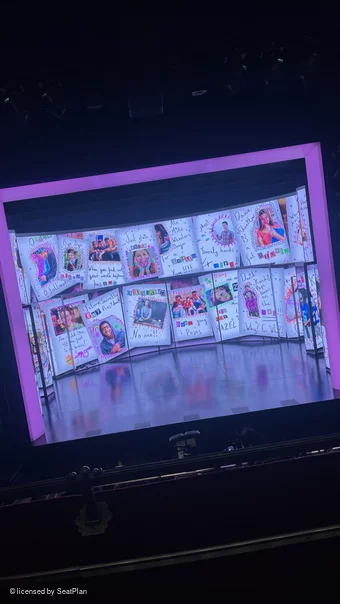 Savoy Theatre Dress Circle B16 view from seat photo