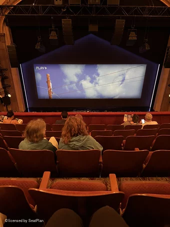Booth Theatre Mezzanine F106 view from seat photo
