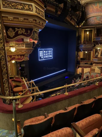 Belasco Theatre Mezzanine C25 view from seat photo