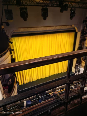 Fortune Theatre Upper Circle A2 view from seat photo