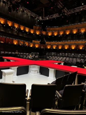 Soho Place Stalls D61 view from seat photo