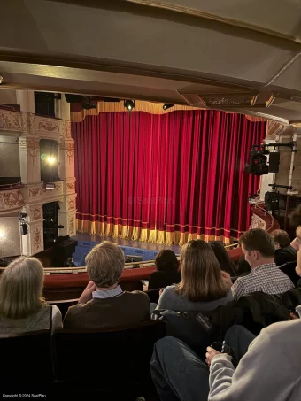 Garrick Theatre Dress Circle D4 view from seat photo