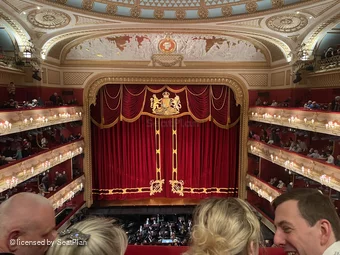 Royal Opera House Amphitheatre B56 view from seat photo
