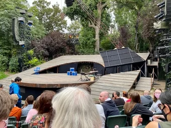 Regent's Park Open Air Theatre Lower Left I9 view from seat photo