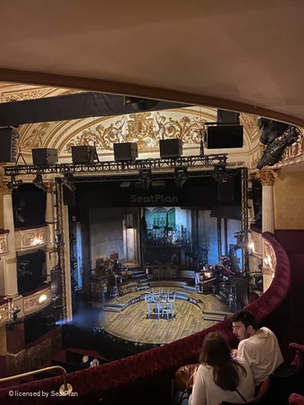 Lyric Theatre Grand Circle D7 view from seat photo