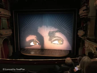 Aldwych Theatre Dress Circle D9 view from seat photo