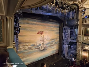 Sondheim Theatre Boublil Loge2 view from seat photo