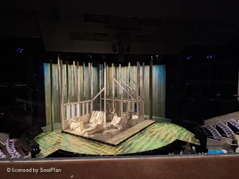 National Theatre - Olivier Circle A48 view from seat photo