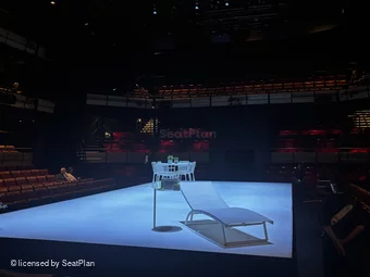 Bridge Theatre Stalls F28 view from seat photo