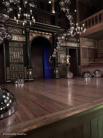 Sam Wanamaker Playhouse Playhouse Pit D20 view from seat photo