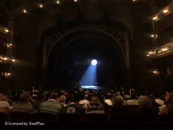Lyric Theatre Orchestra S14 view from seat photo
