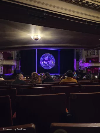 Edinburgh Playhouse Stalls HH47 view from seat photo