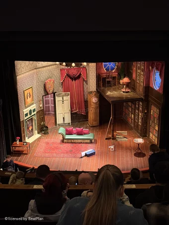 Duchess Theatre Dress Circle H8 view from seat photo