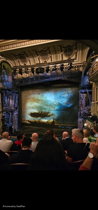 Sondheim Theatre Dress Circle D7 view from seat photo