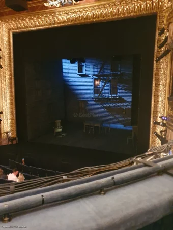 Theatre Royal Haymarket Royal Circle A9 view from seat photo