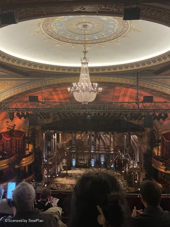 Richard Rodgers Theatre Rear Mezzanine K108 view from seat photo