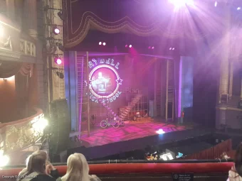 Palace Theatre Circle D39 view from seat photo