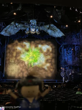 Apollo Victoria Theatre Stalls W25 view from seat photo