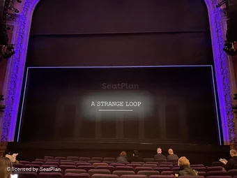 Lyceum Theatre Orchestra K106 view from seat photo