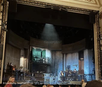 Lyric Theatre Stalls M16 view from seat photo