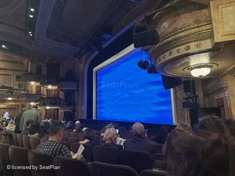 Winter Garden Theatre Orchestra J32 view from seat photo
