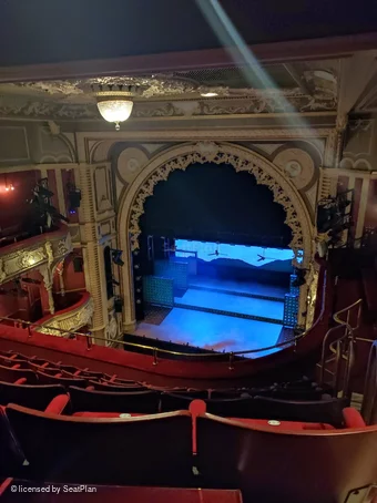 Lyric Hammersmith Upper Circle F3 view from seat photo