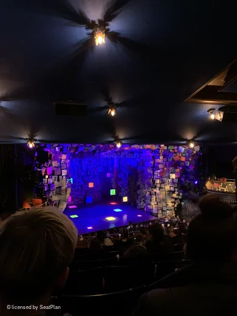 Cambridge Theatre Dress Circle H35 view from seat photo