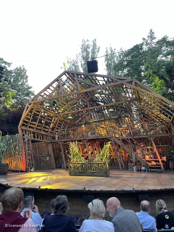 Regent's Park Open Air Theatre Lower Centre F17 view from seat photo