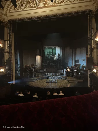 Lyric Theatre Dress Circle A6 view from seat photo
