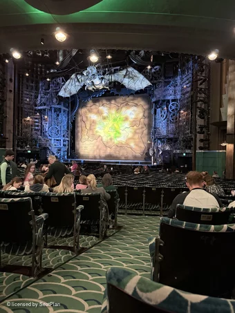 Apollo Victoria Theatre Stalls X8 view from seat photo