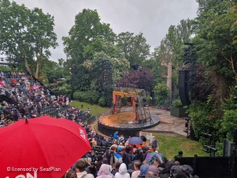 Regent's Park Open Air Theatre Upper Left S6 view from seat photo